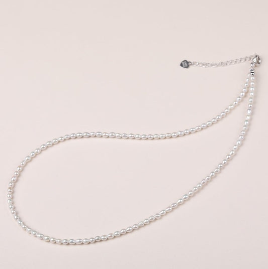 Care Band Freshwater Rice Pearl Necklace